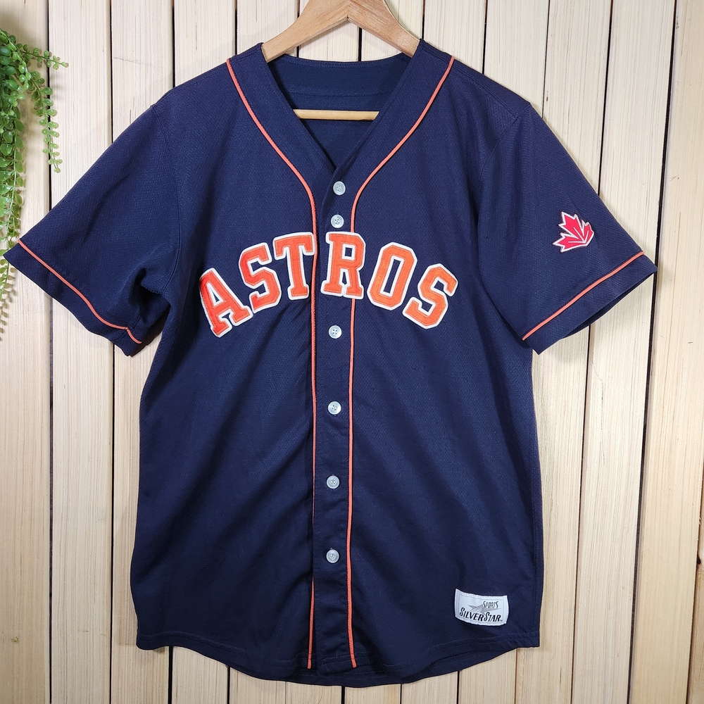 Astros Jersey Baseball Jersey Navy Blue #2